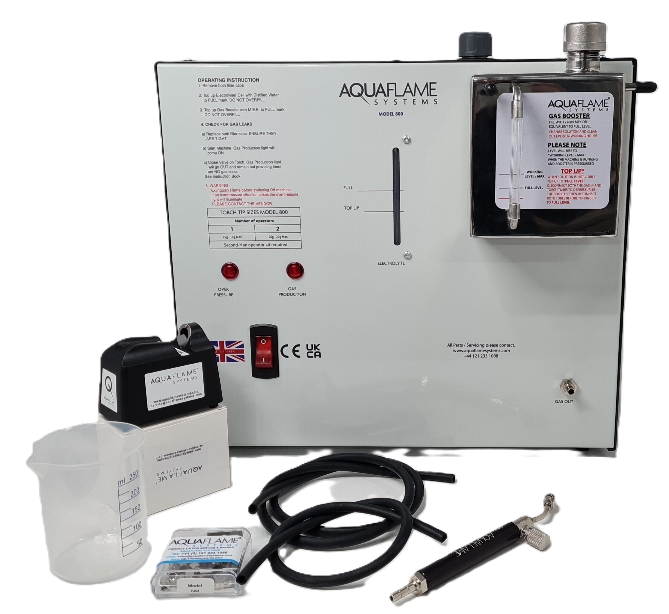 LM136-240 - AQUAFLAME MODEL 800  (240v)